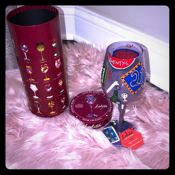 Lolita 21 Wine Glass - Picture 1 of 8